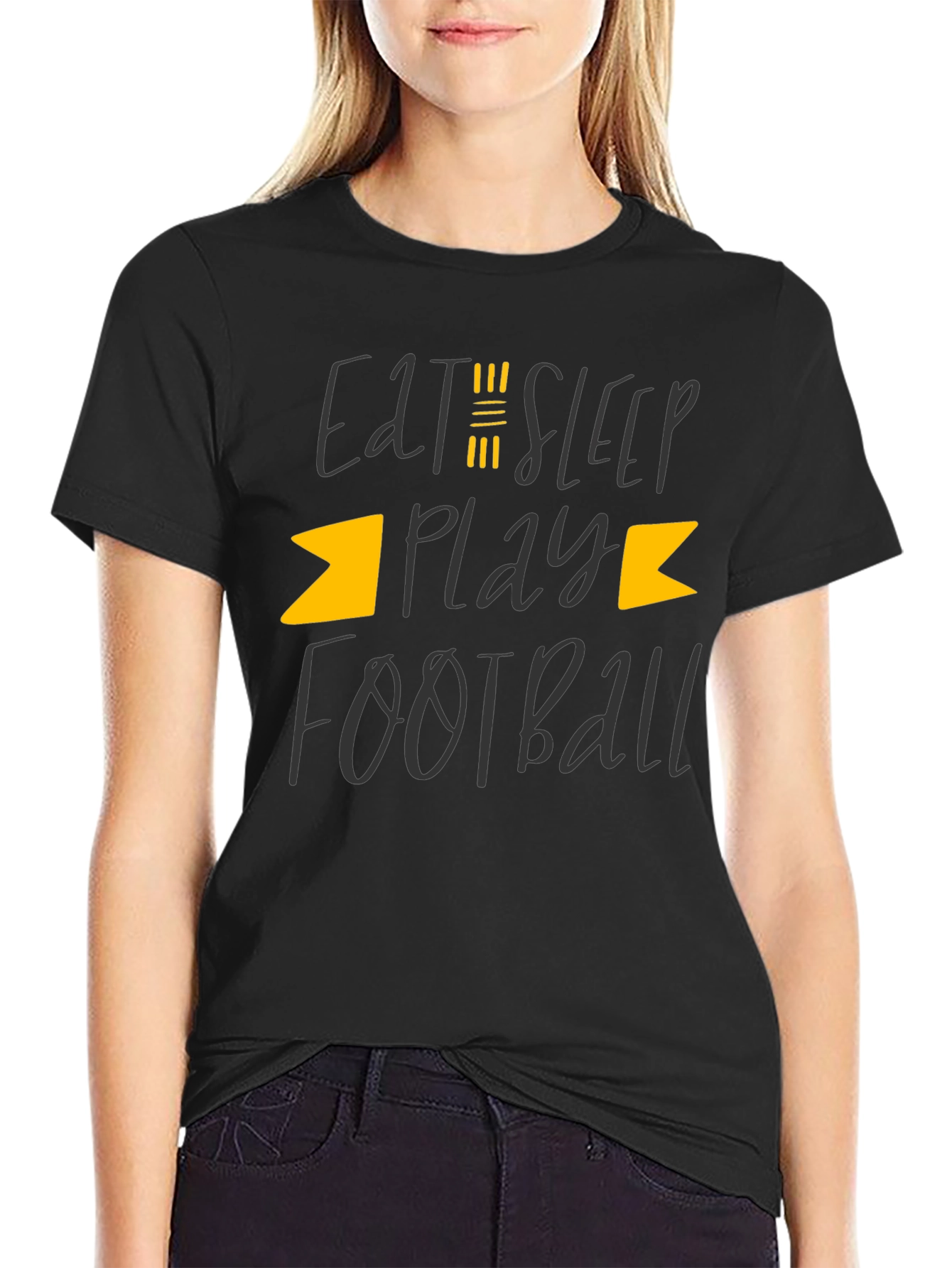 Eat Sleep Play Football T-Shirt