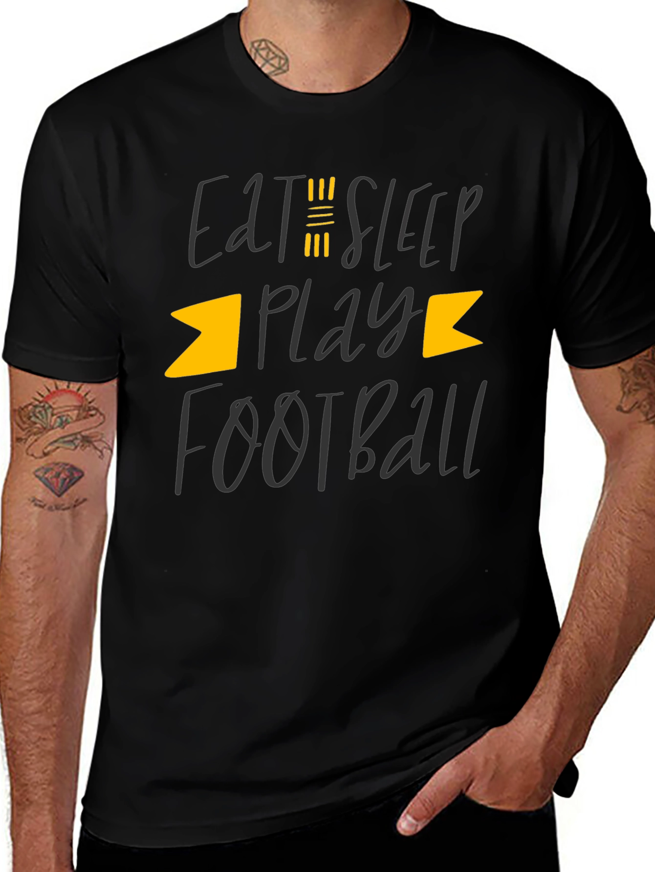 Eat Sleep Play Football T-Shirt