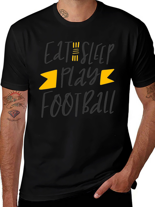 Eat Sleep Play Football T-Shirt