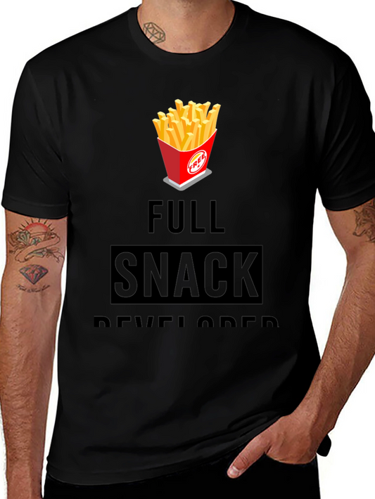 Full Snack Developer Graphic T-Shirt