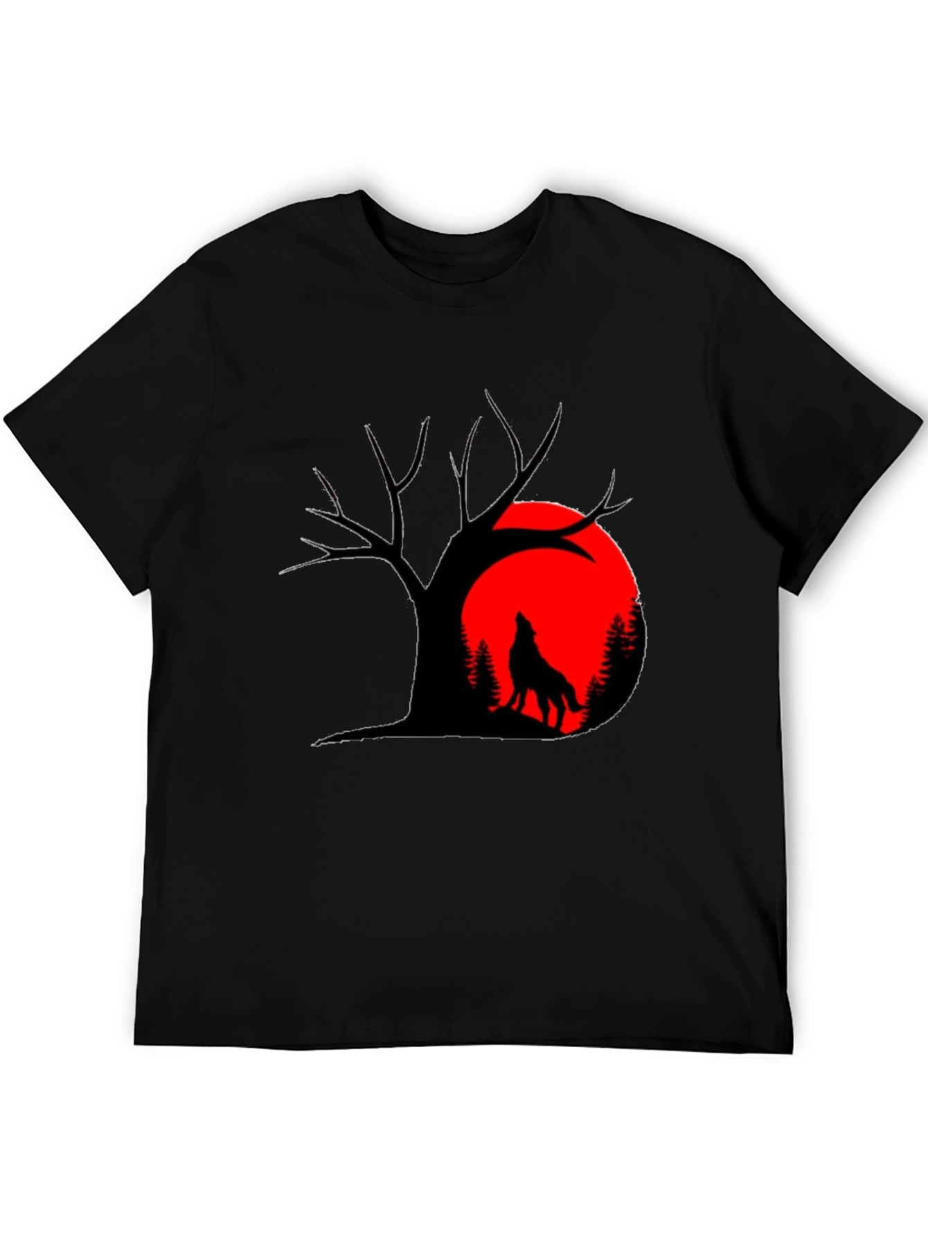 Wolf Moon Graphic T-Shirt