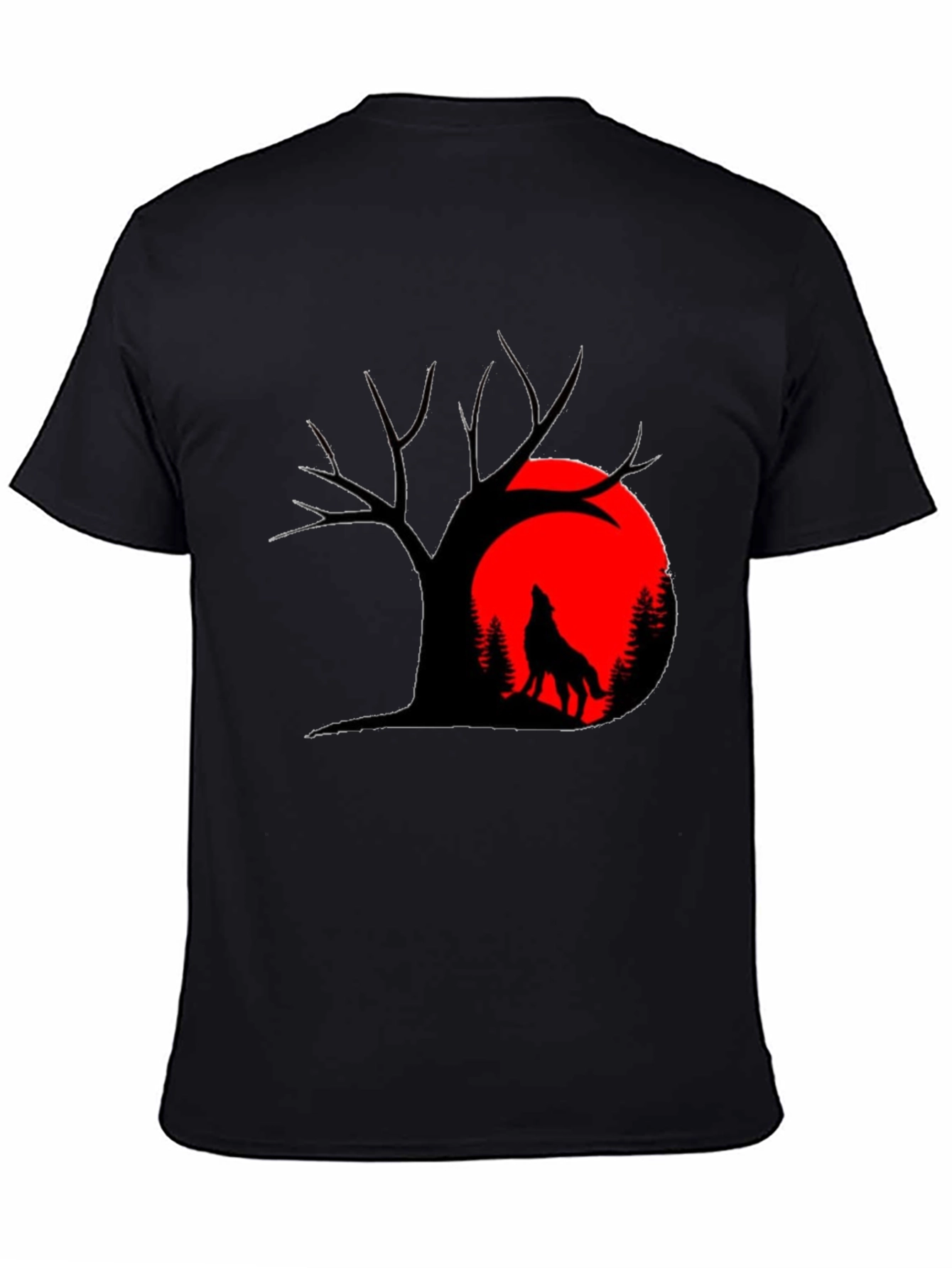 Wolf Moon Graphic T-Shirt