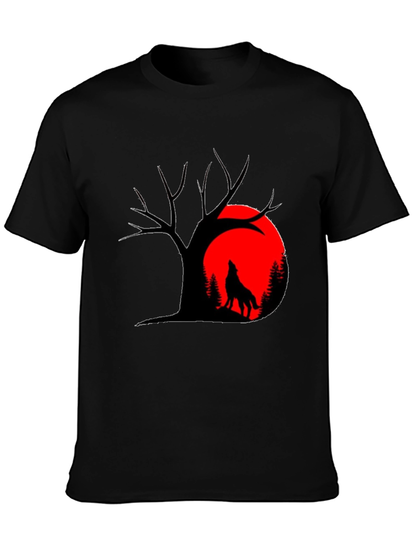 Wolf Moon Graphic T-Shirt