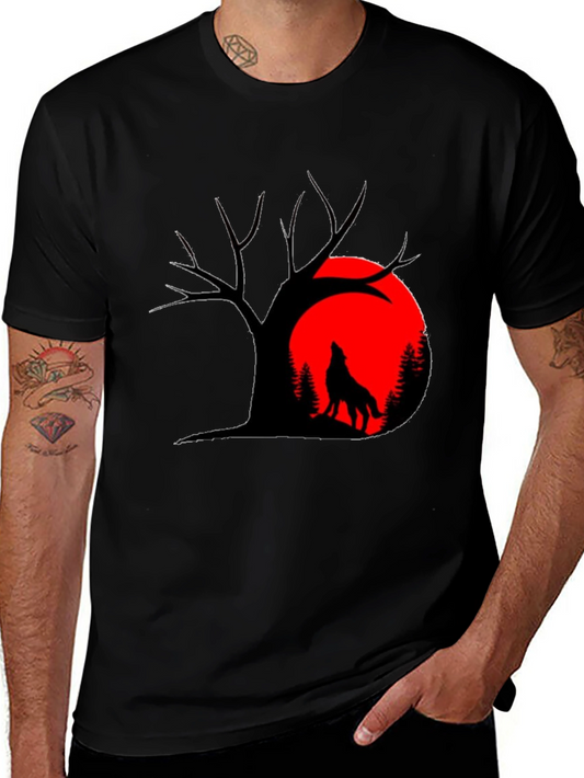 Wolf Moon Graphic T-Shirt