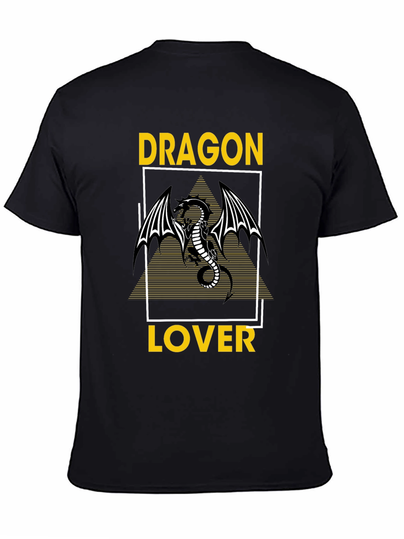 Dragon Lover Black T-Shirt - Graphic Tee