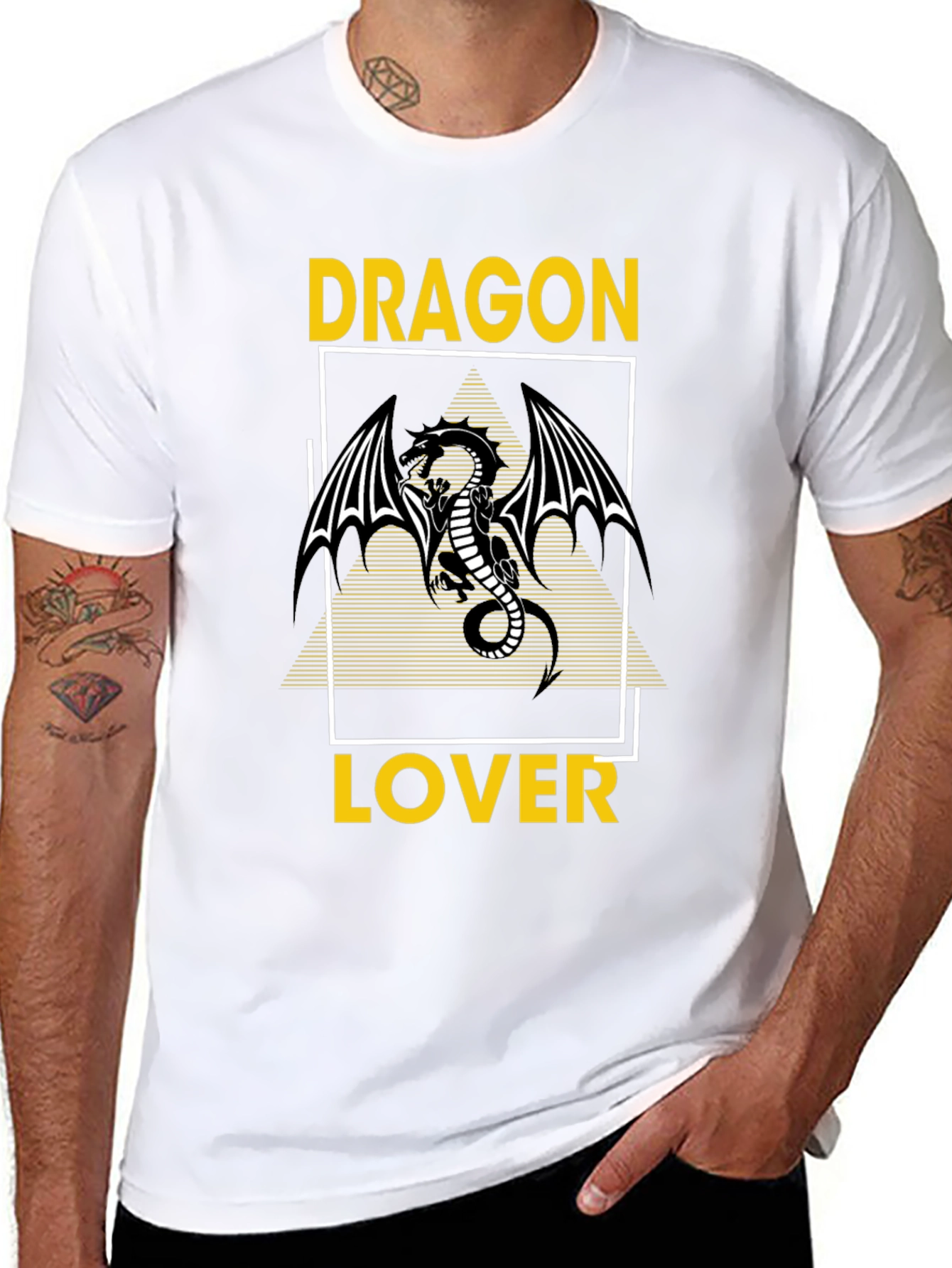 Dragon Lover Black T-Shirt - Graphic Tee