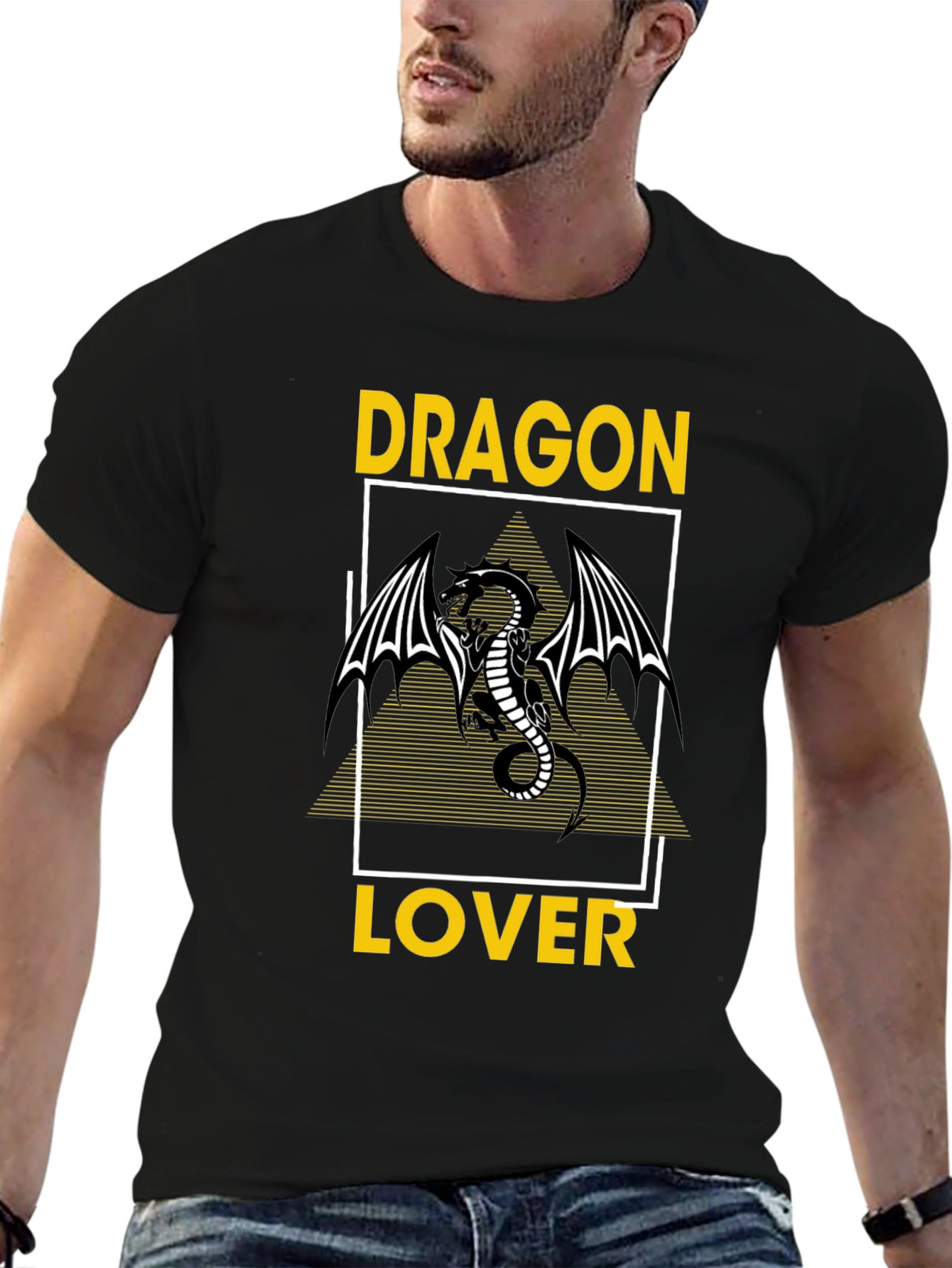 Dragon Lover Black T-Shirt - Graphic Tee