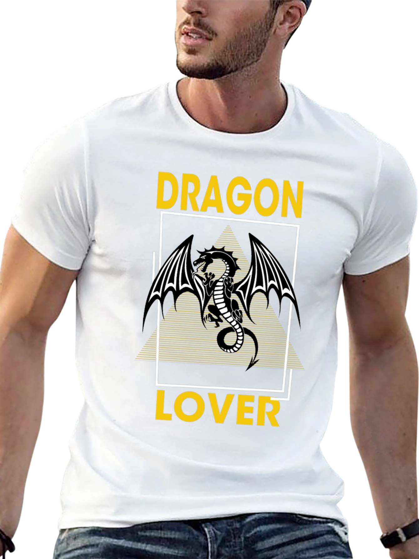 Dragon Lover Black T-Shirt - Graphic Tee