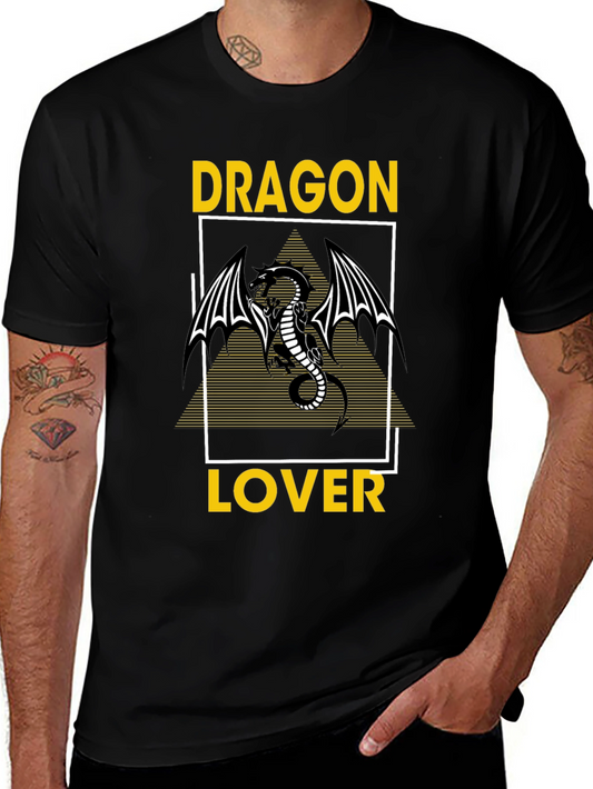 Dragon Lover Black T-Shirt - Graphic Tee