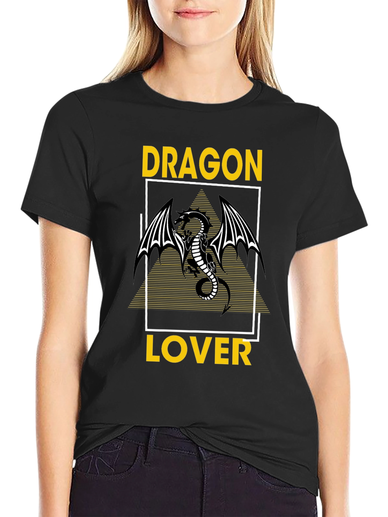 Dragon Lover Black T-Shirt - Graphic Tee