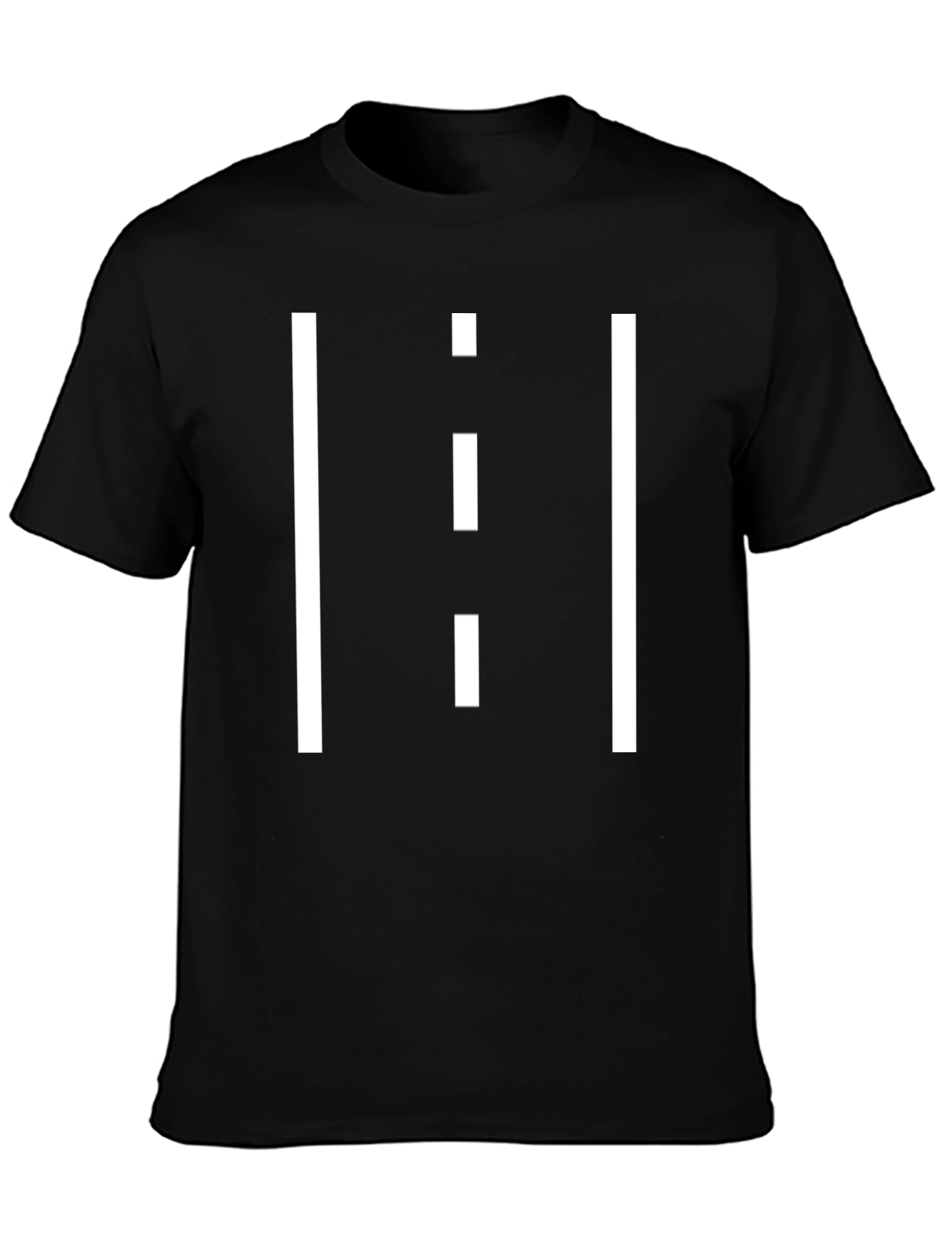 Roadway Tee: Black Graphic Print T-Shirt