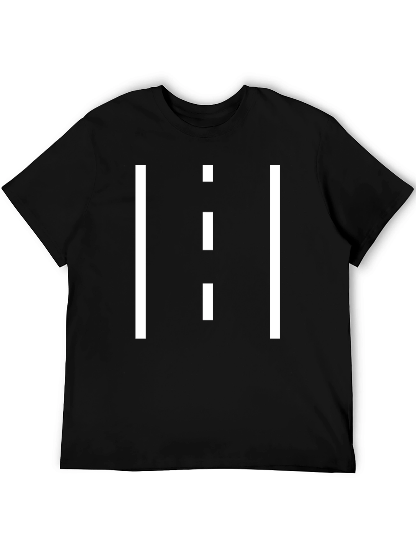 Roadway Tee: Black Graphic Print T-Shirt
