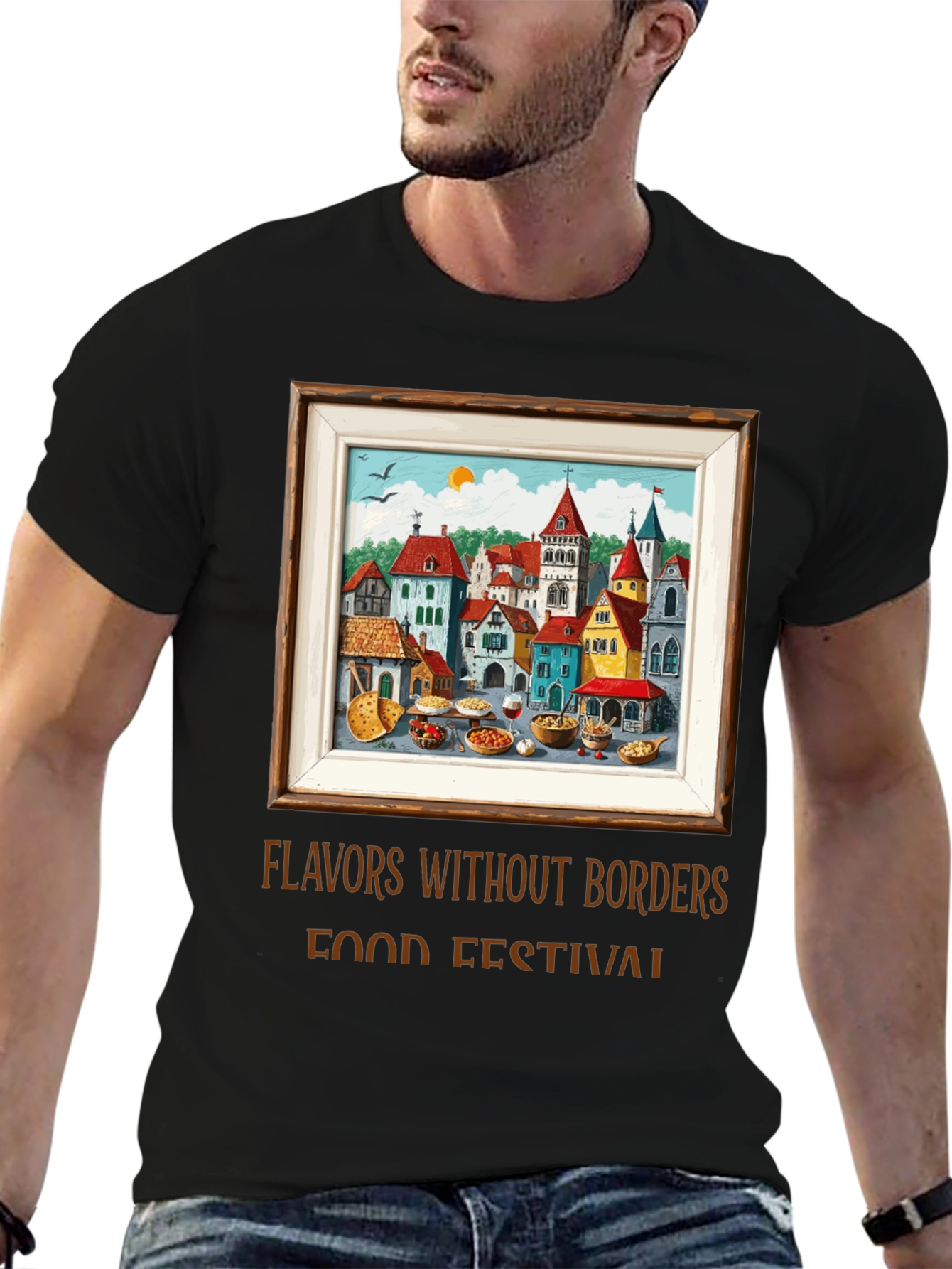 Flavors Without Borders Food Festival T-Shirt