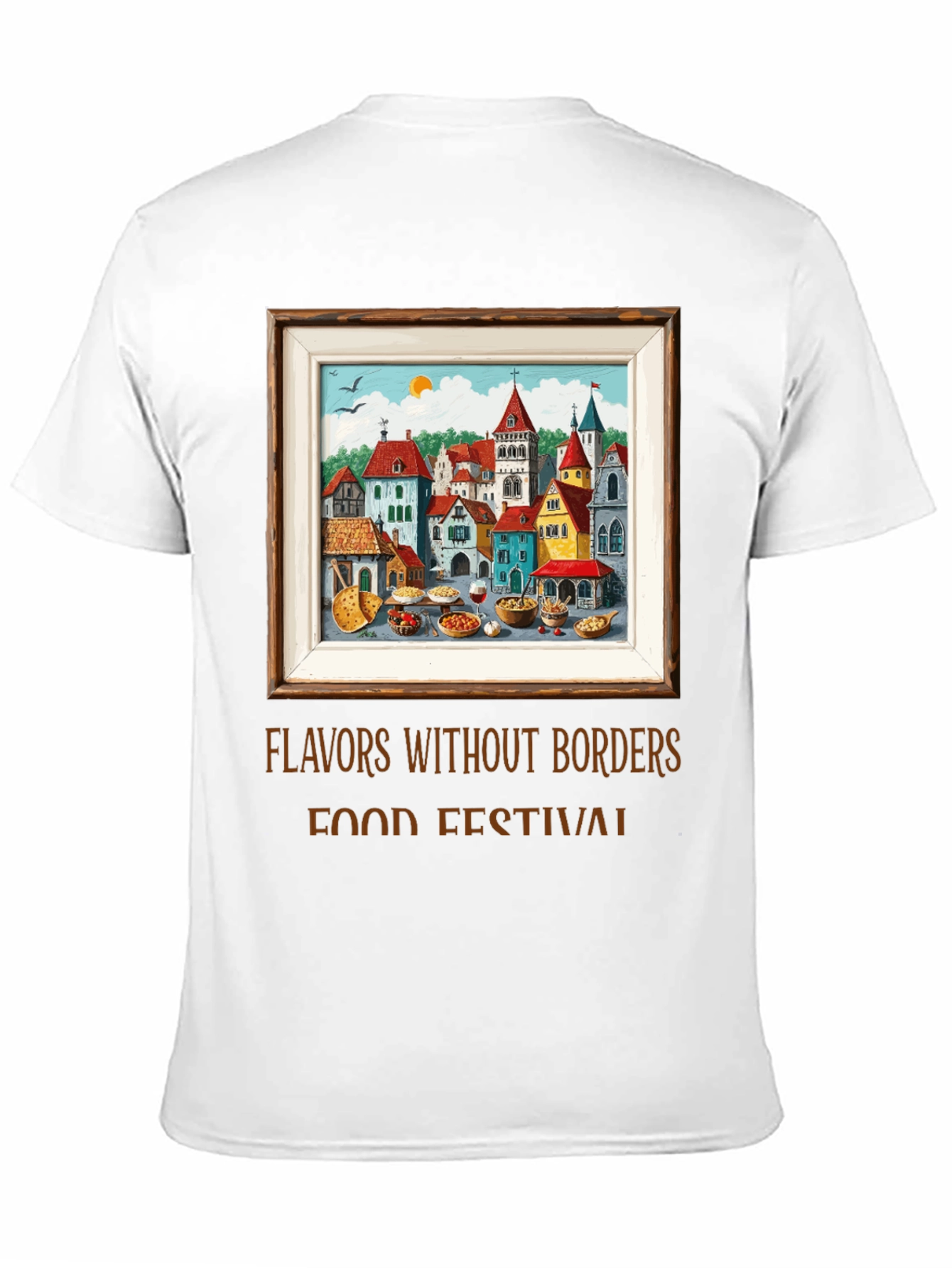 Flavors Without Borders Food Festival T-Shirt