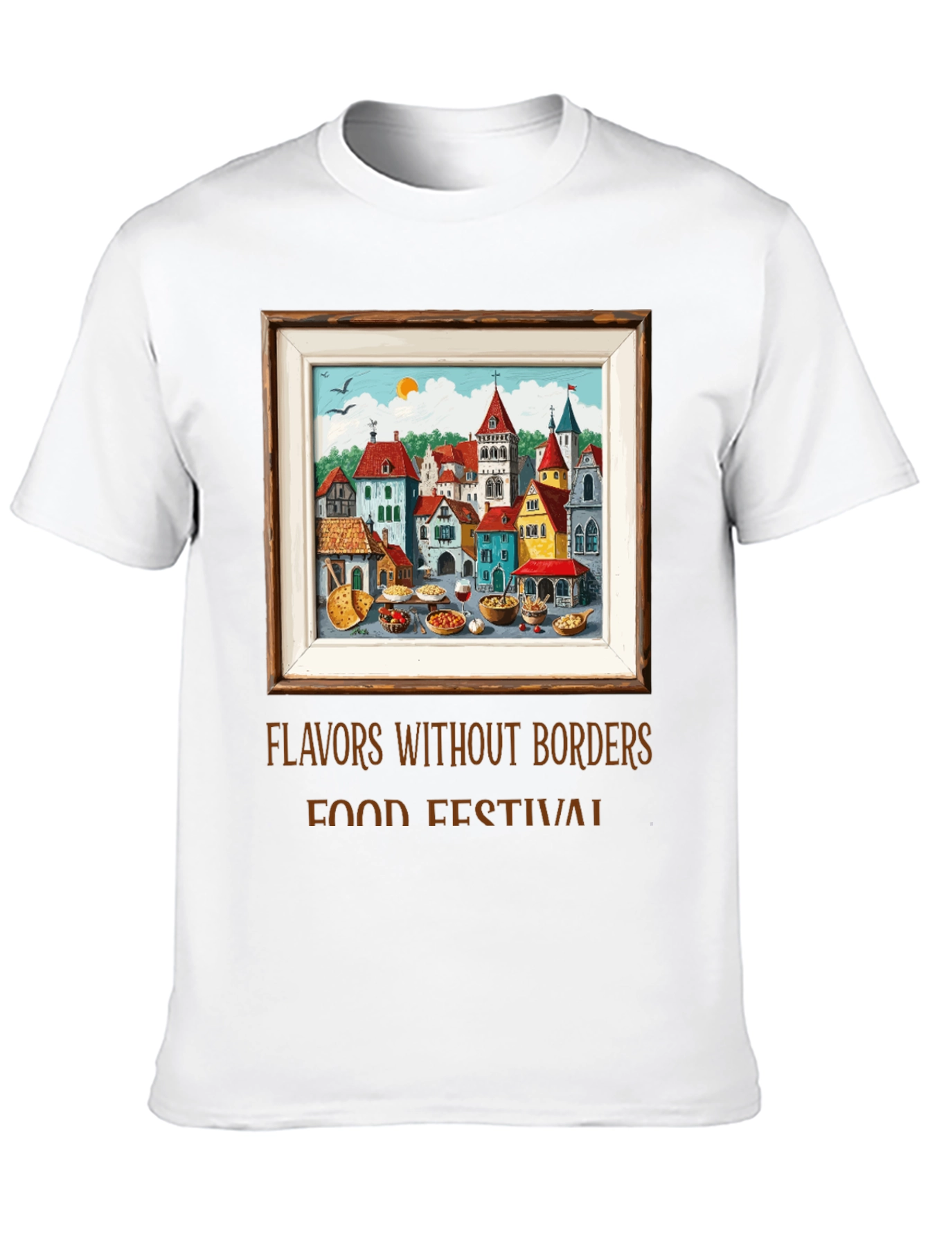 Flavors Without Borders Food Festival T-Shirt