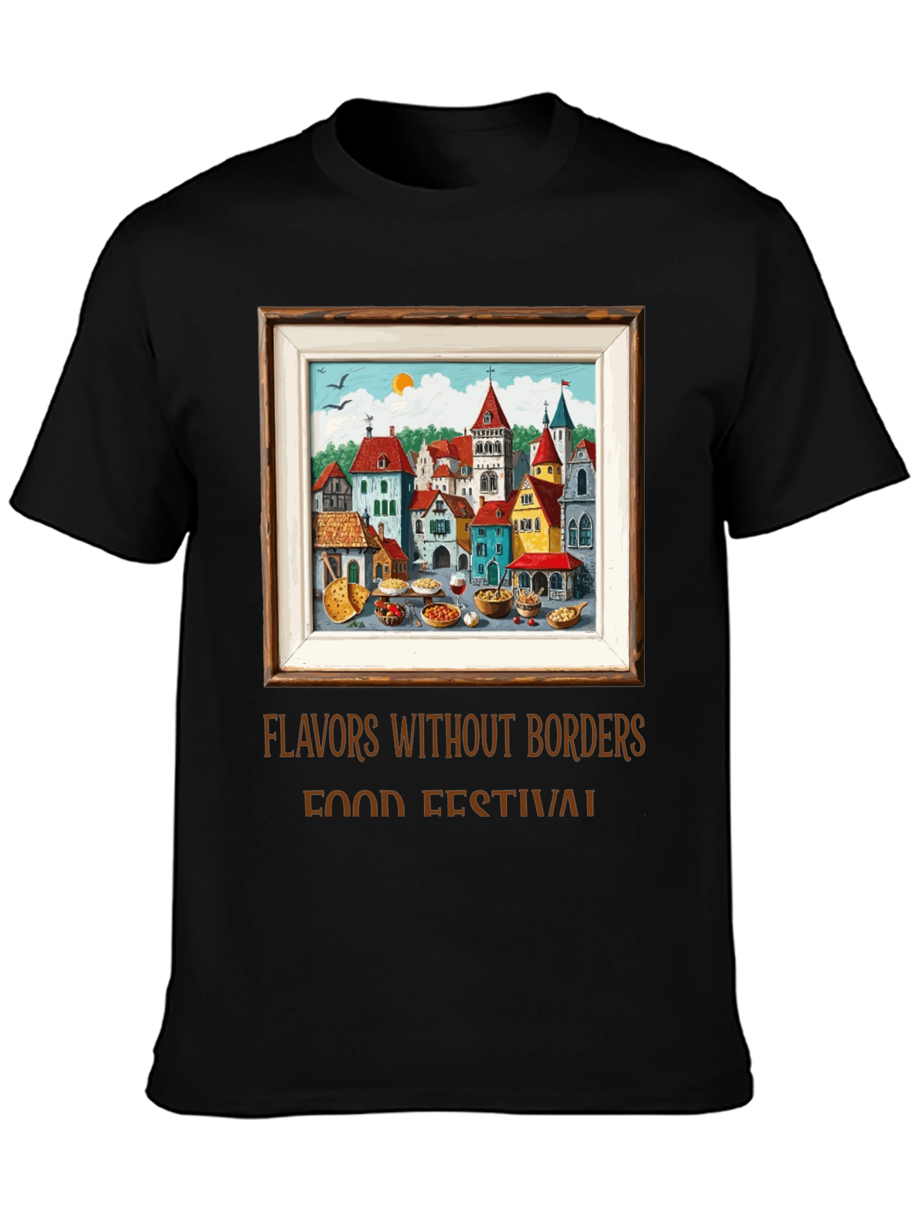 Flavors Without Borders Food Festival T-Shirt
