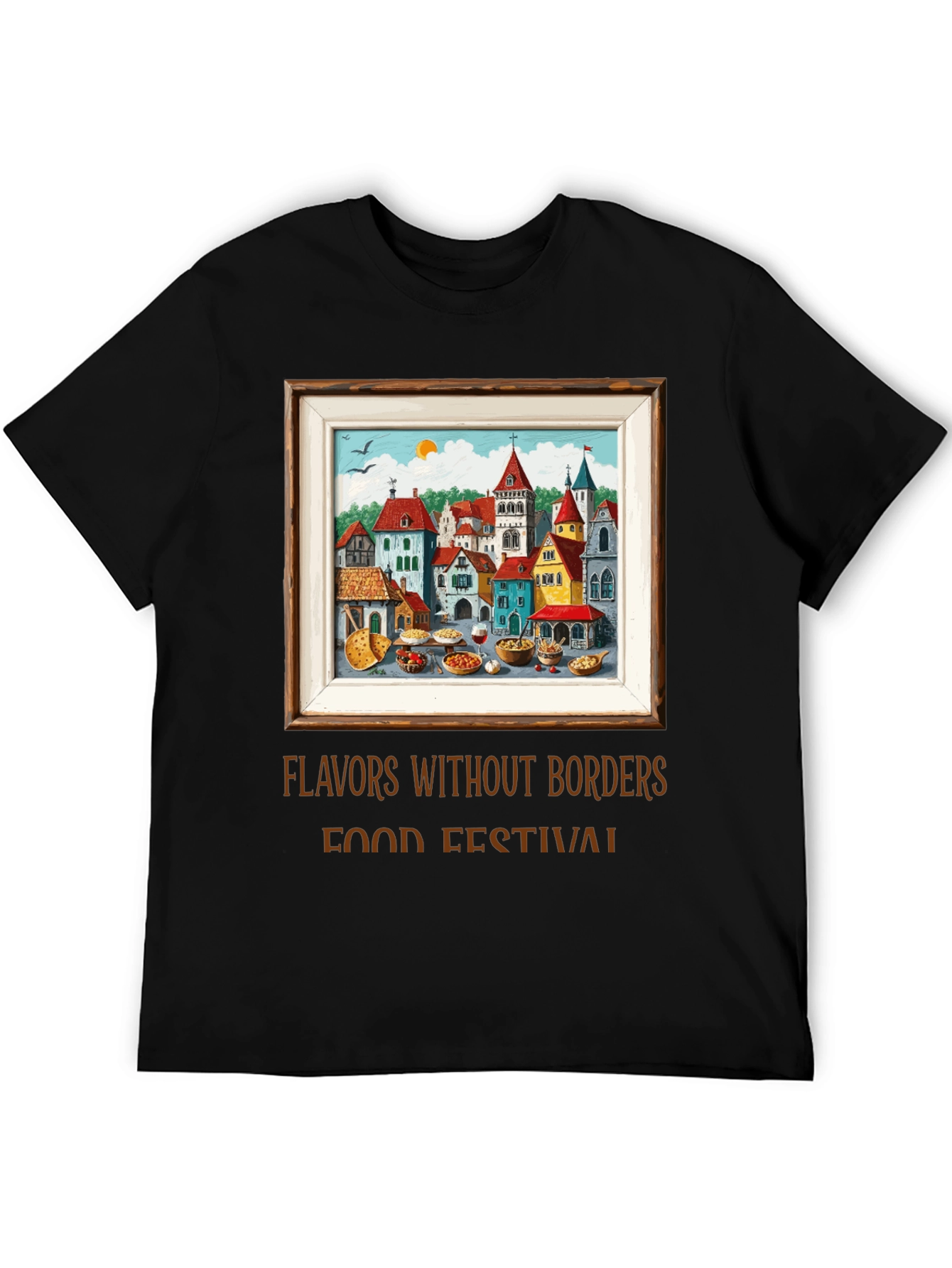 Flavors Without Borders Food Festival T-Shirt