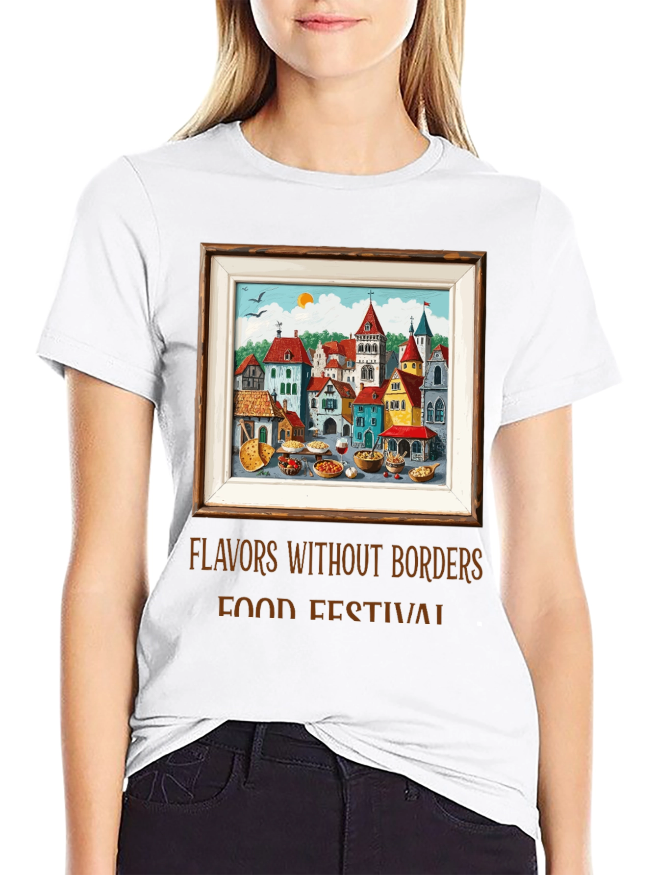 Flavors Without Borders Food Festival T-Shirt