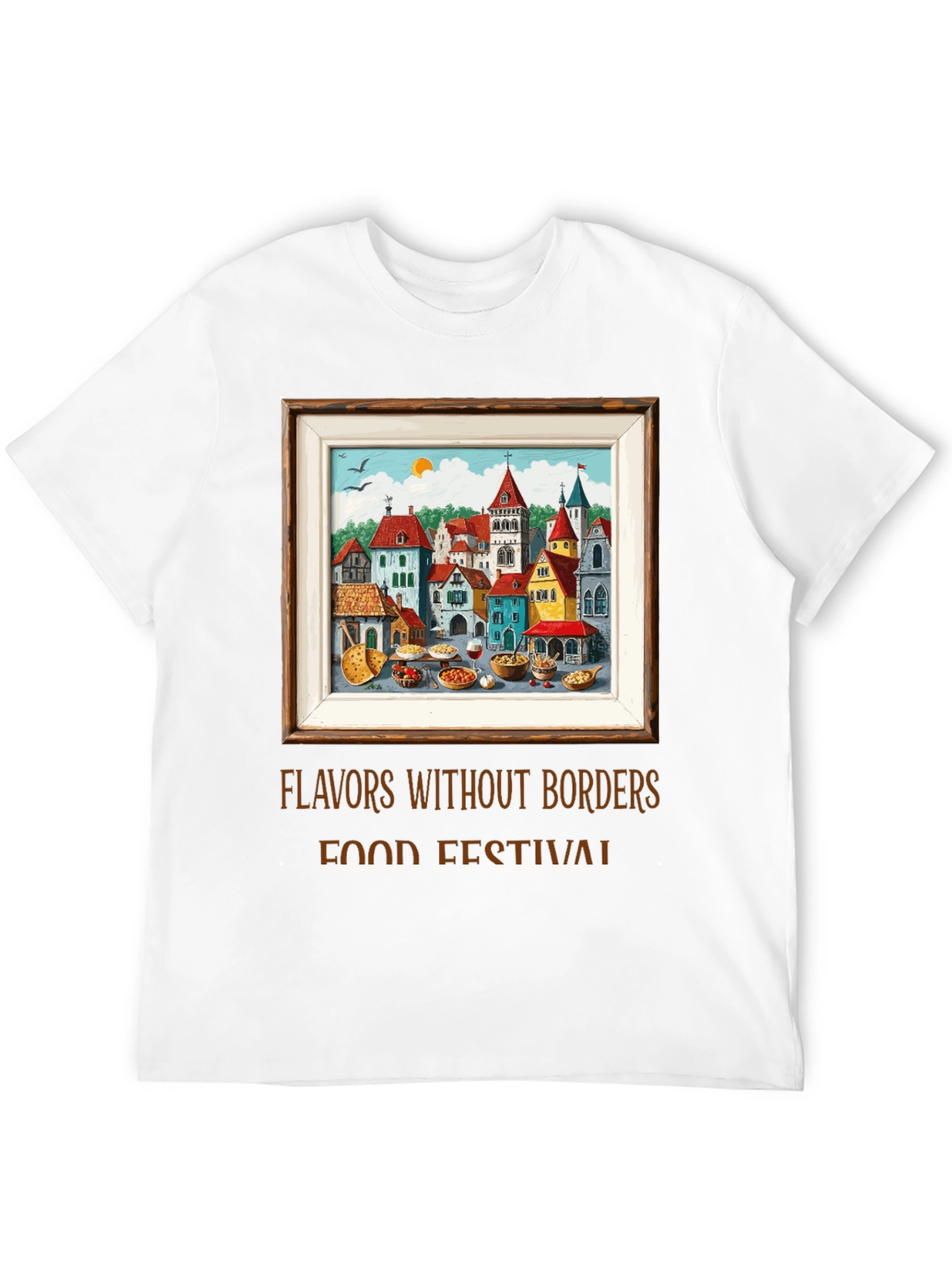 Flavors Without Borders Food Festival T-Shirt
