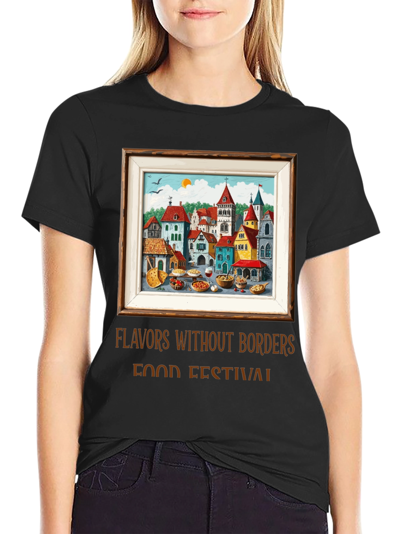 Flavors Without Borders Food Festival T-Shirt