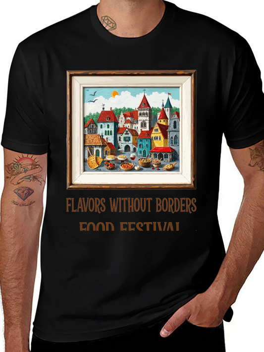 Flavors Without Borders Food Festival T-Shirt