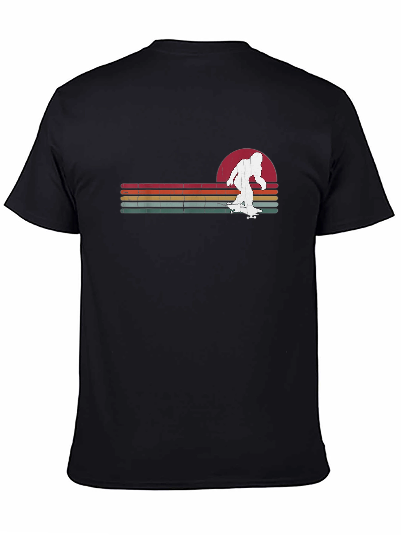 Bigfoot Skateboard T-Shirt Retro Design