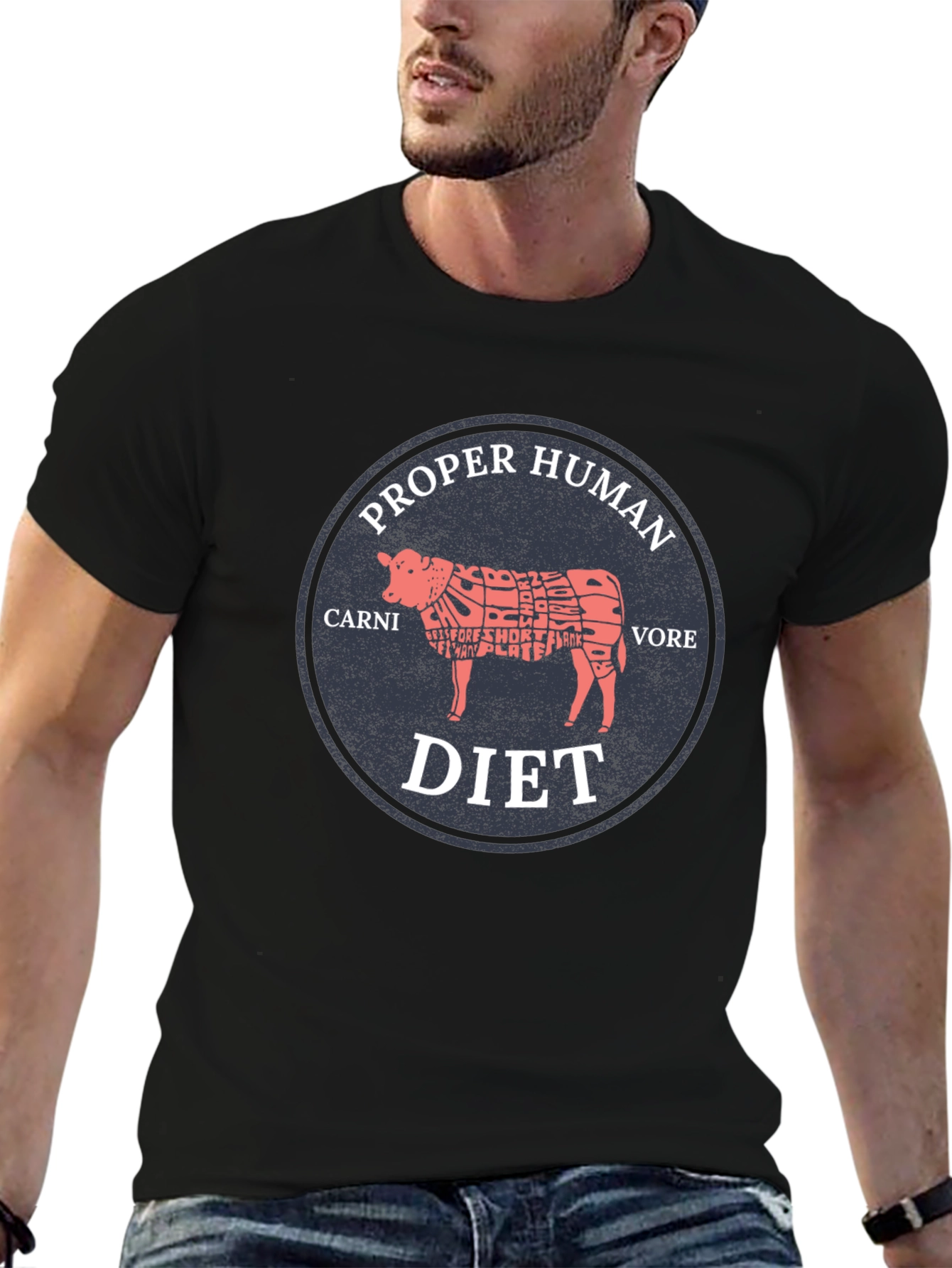 Proper Human Diet T-Shirt - Carnivore Edition