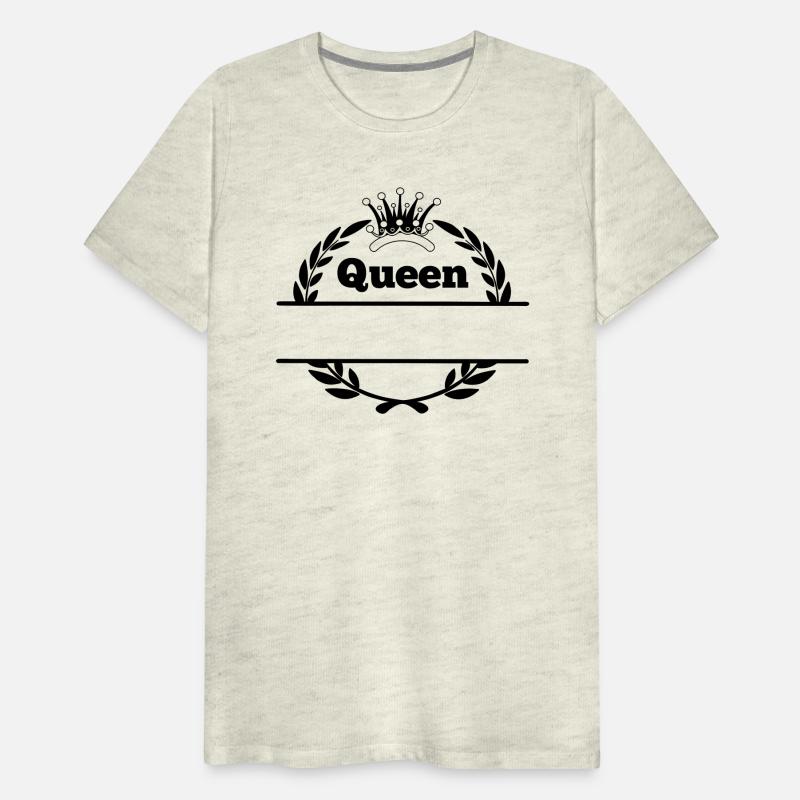 Queen in laurel wreath and crown