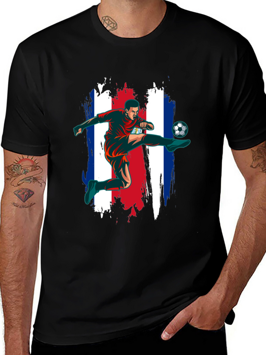 Costa Rica Soccer Graphic Tee