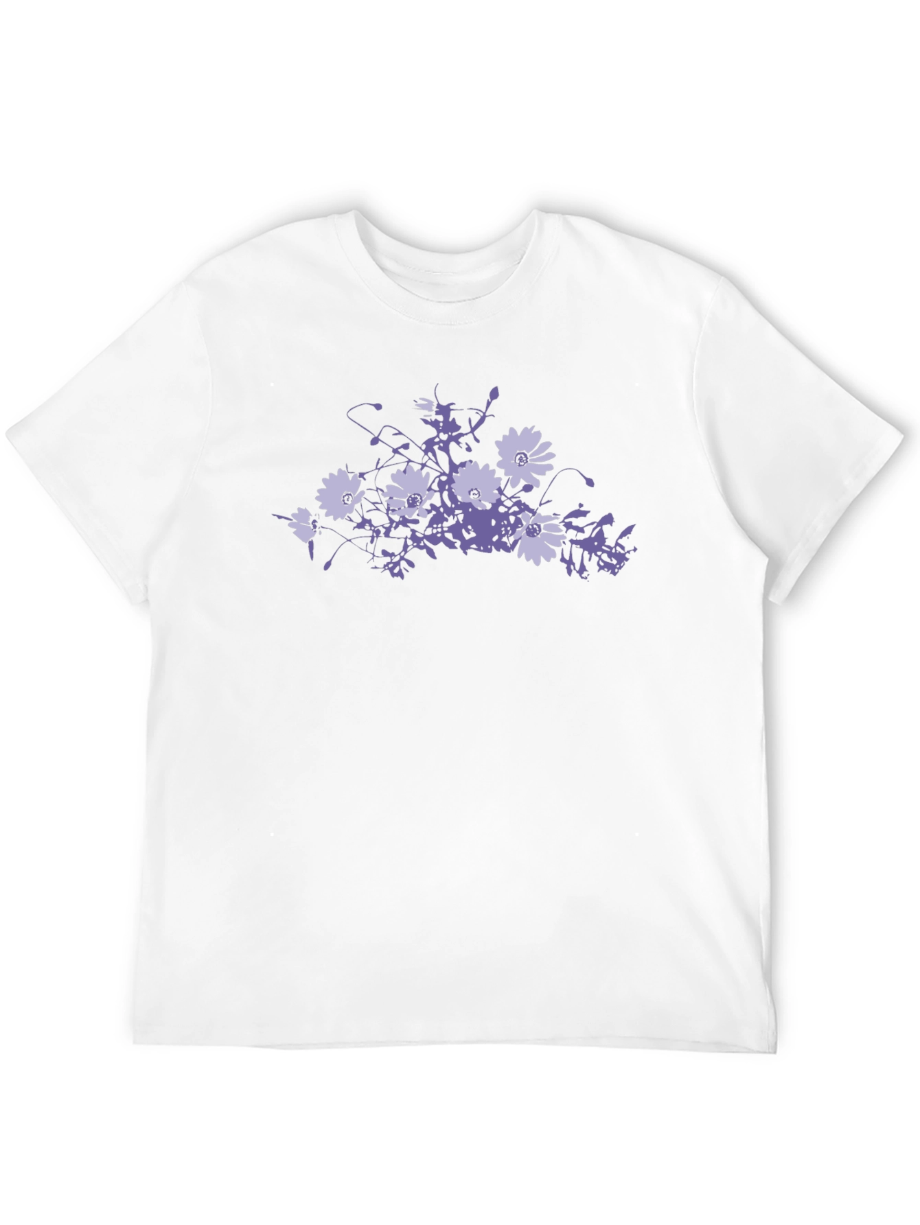 Floral Graphic Black T-Shirt