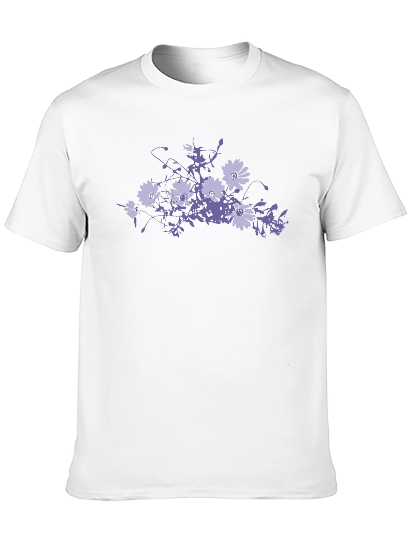 Floral Graphic Black T-Shirt