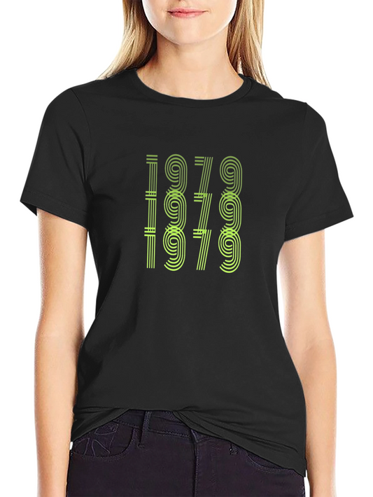1979 Retro Graphic Tee - Black