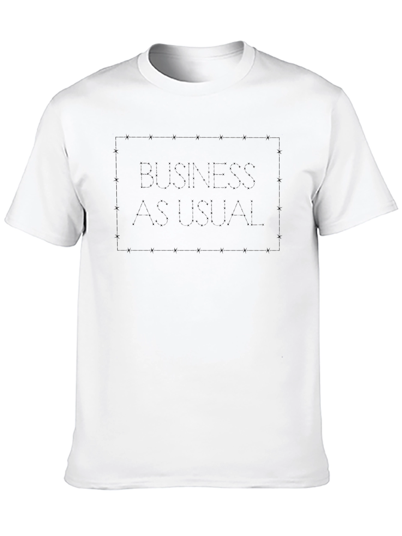 Business As Usual Graphic Tee - Mens Black T-Shirt