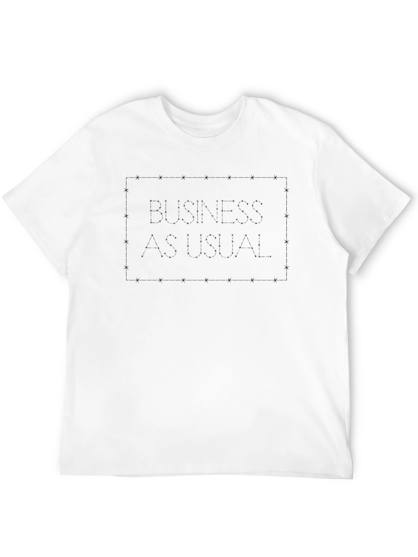 Business As Usual Graphic Tee - Mens Black T-Shirt