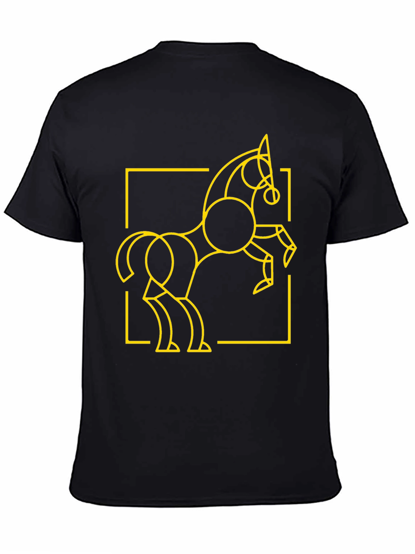 Geometric Horse T-Shirt - Modern Art Design