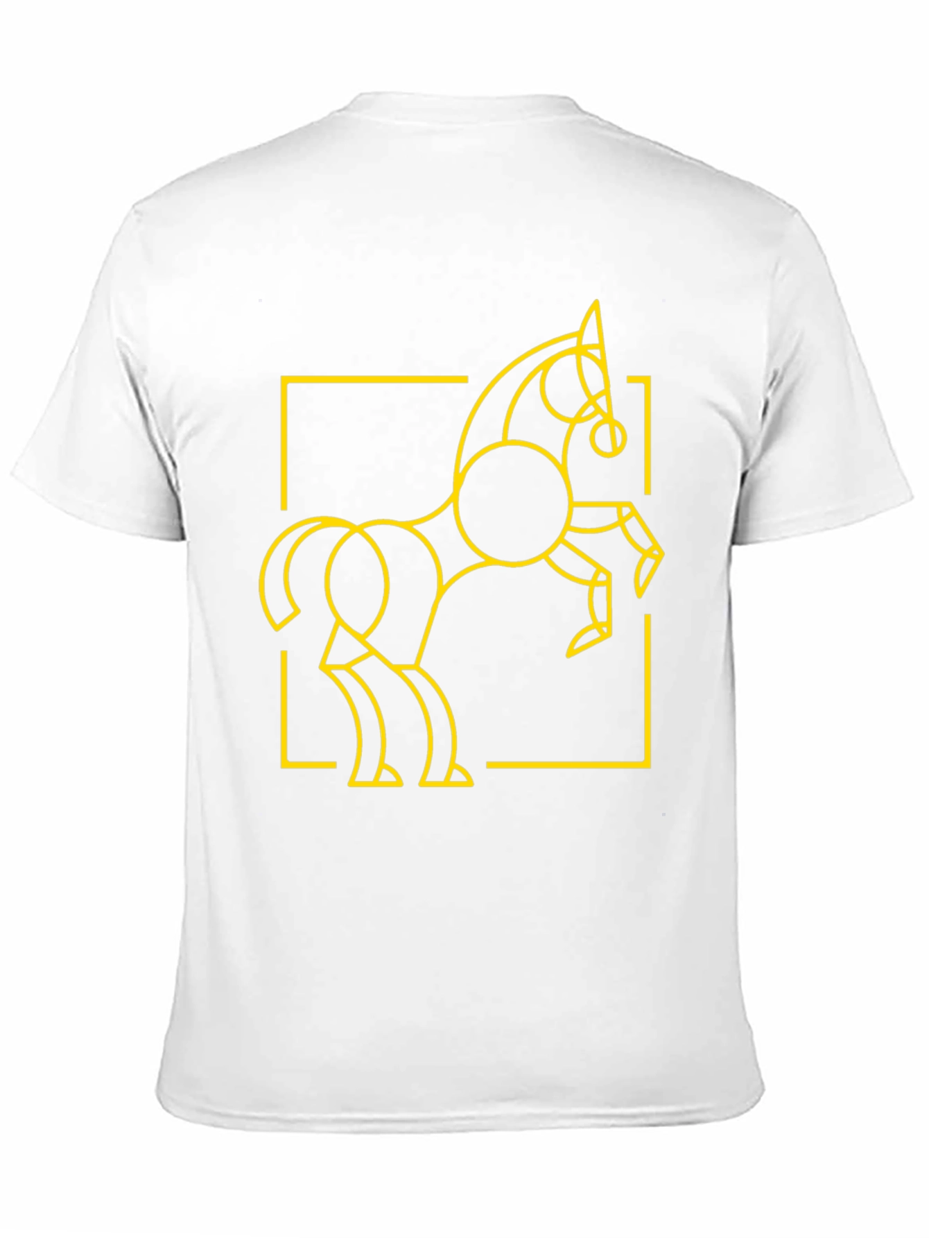 Geometric Horse T-Shirt - Modern Art Design