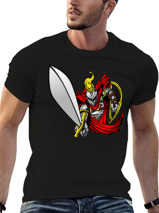Knight Graphic Black T-Shirt