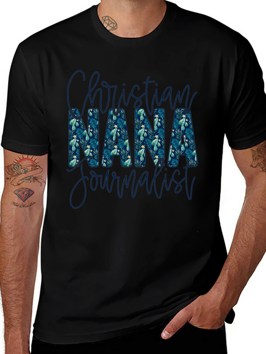Christian Nana Journalist Graphic T-Shirt