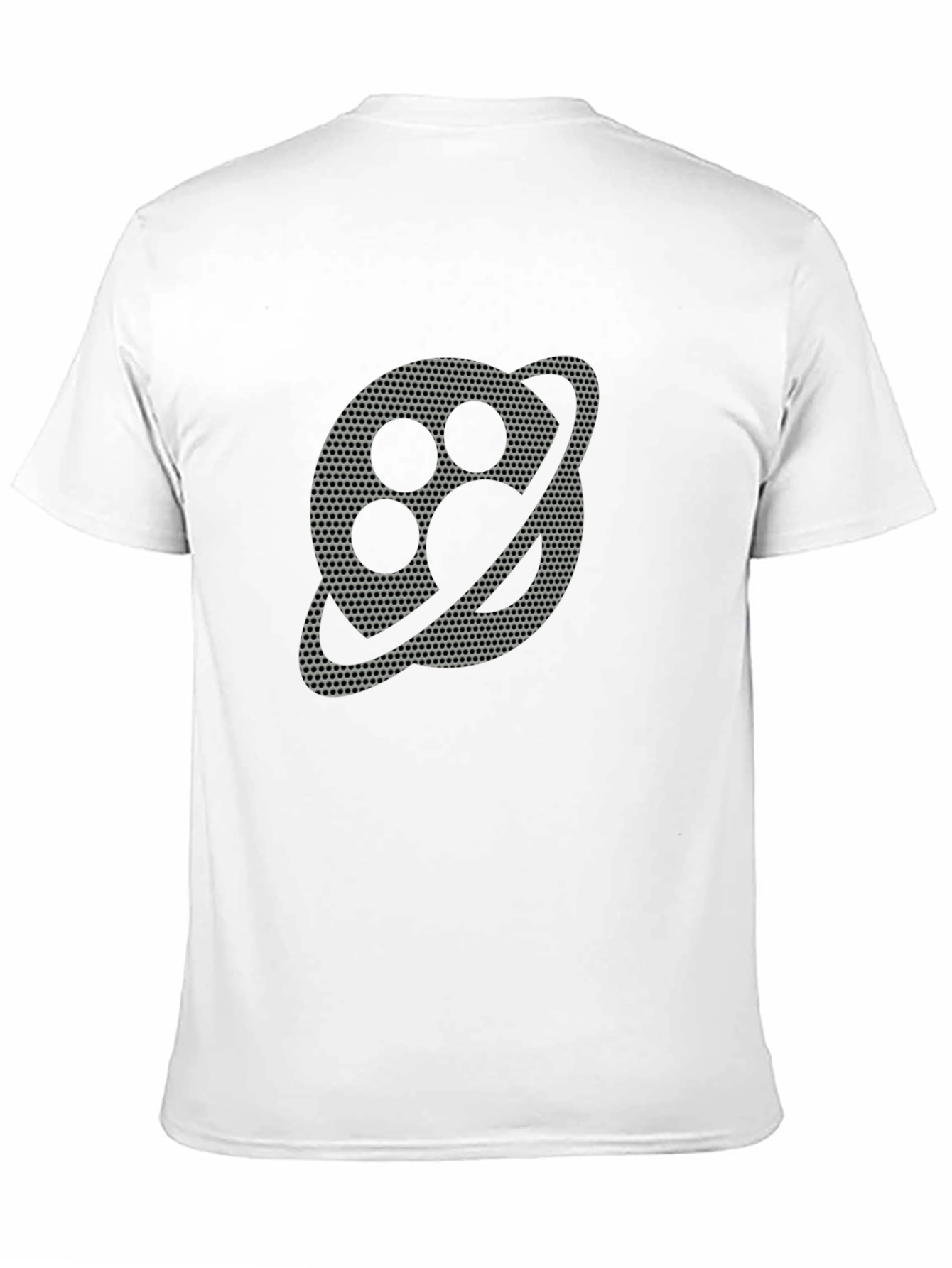 Abstract Planet Graphic Black T-Shirt