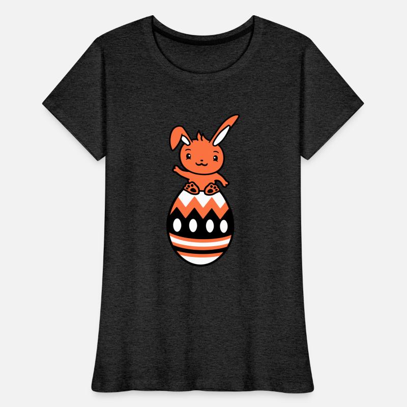 Rabbit Sits On Large Giant Easter Egg Easter Bunny