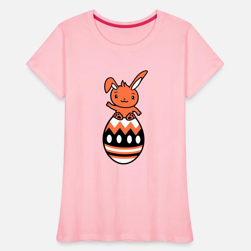 Rabbit Sits On Large Giant Easter Egg Easter Bunny