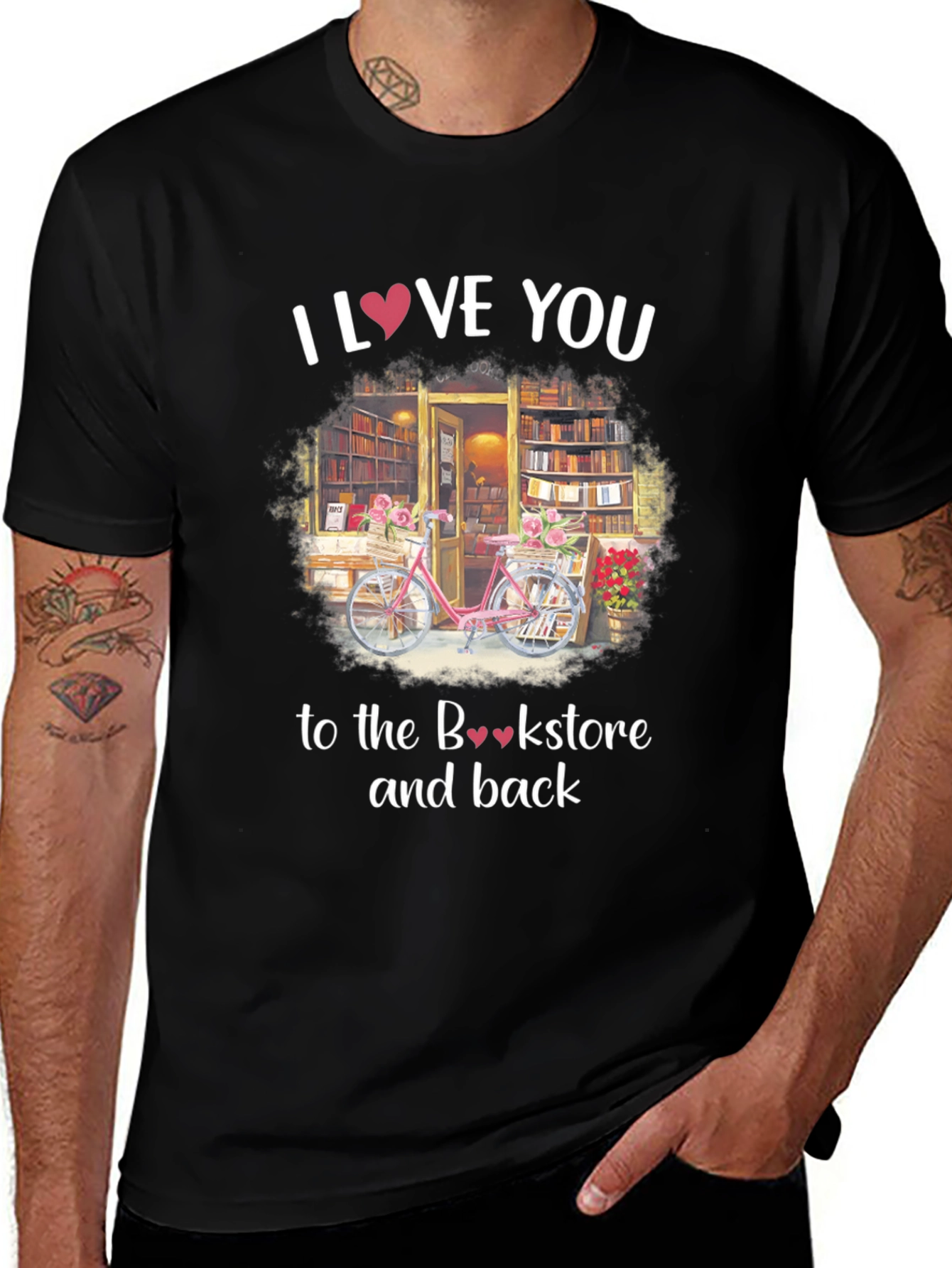 I Love You to the Bookstore T-Shirt