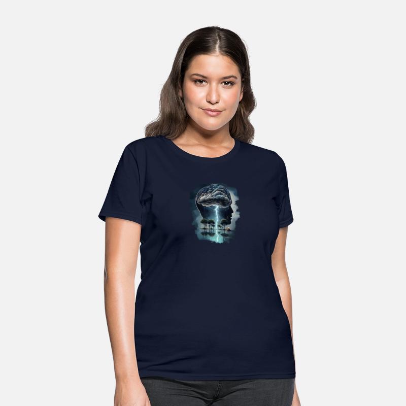 Rain Inside the Mind – Poetic Mental Health Tee.