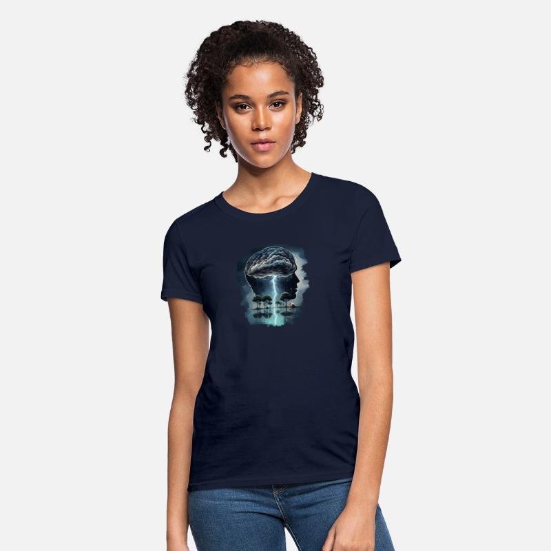 Rain Inside the Mind – Poetic Mental Health Tee.