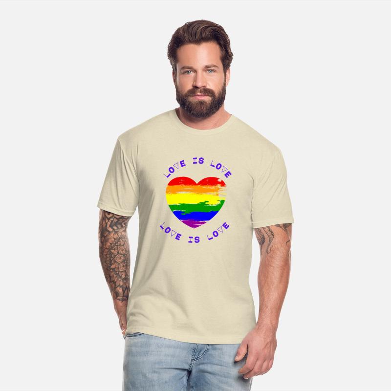 Rainbow Paint Illustrative Heart Pride Logo