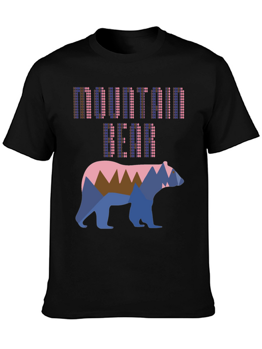 Mountain Bear Graphic T-Shirt - Cool Outdoor Design