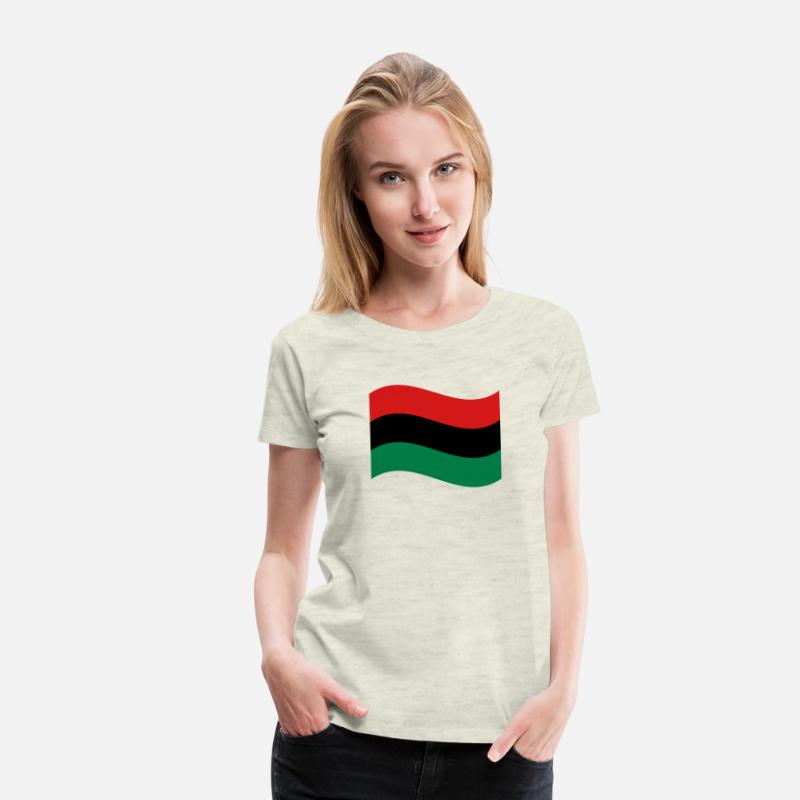 Red, Black & Green Flag