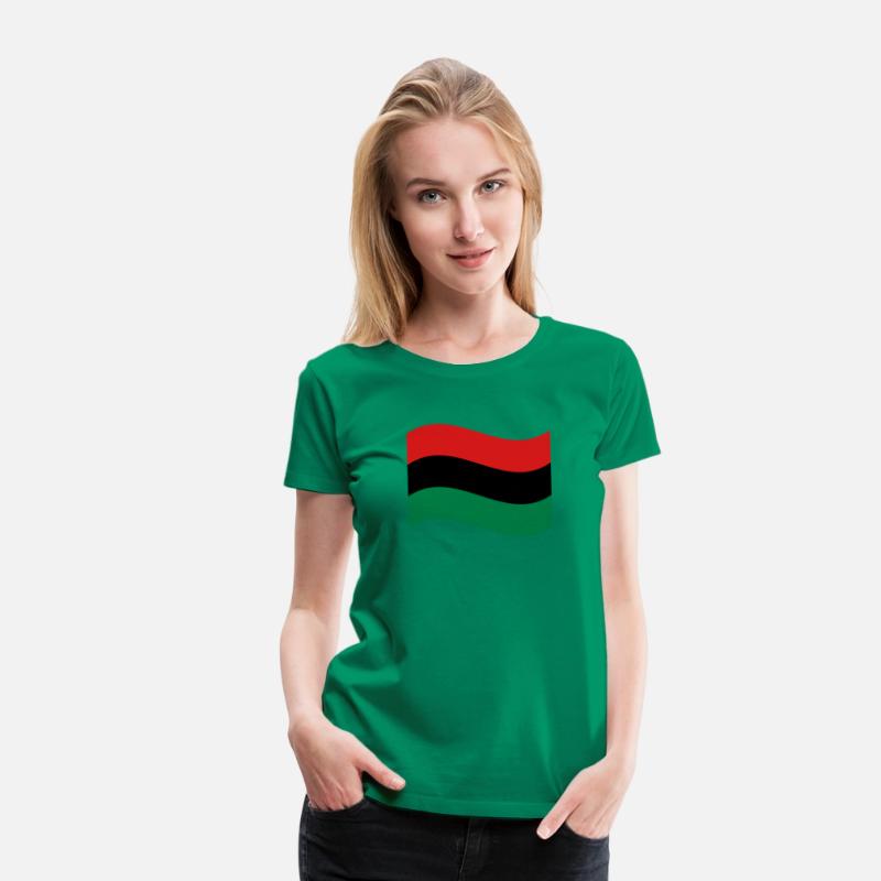 Red, Black & Green Flag
