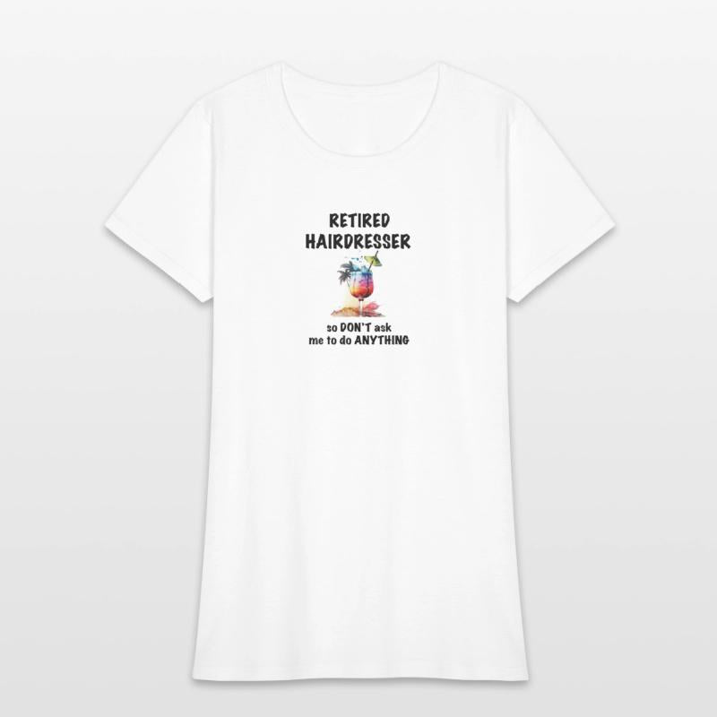 Retired Hairdresser Vacation Tropical Cocktail