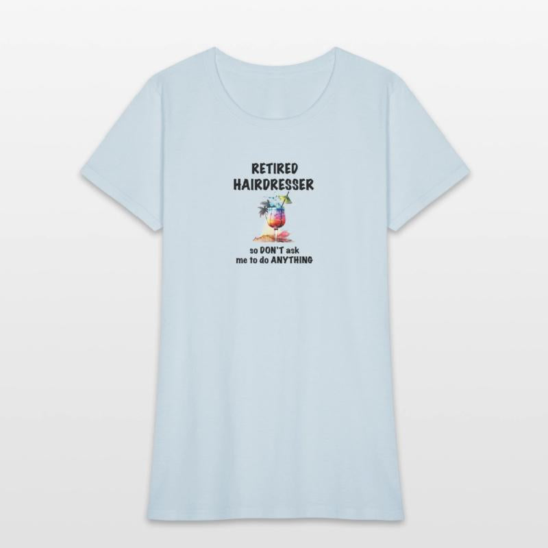 Retired Hairdresser Vacation Tropical Cocktail